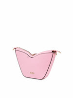 Kleio Vendor Structured V-Shaped Double Zipper Shoulder Handbag For Women/Girls