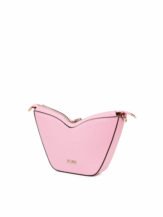 Kleio Vendor Structured V-Shaped Double Zipper Shoulder Handbag For Women/Girls