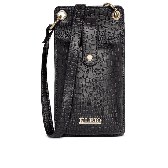 Kleio UnFlod Mutli Slot Crossbody Mobile Sling Wallet For Women/Girls