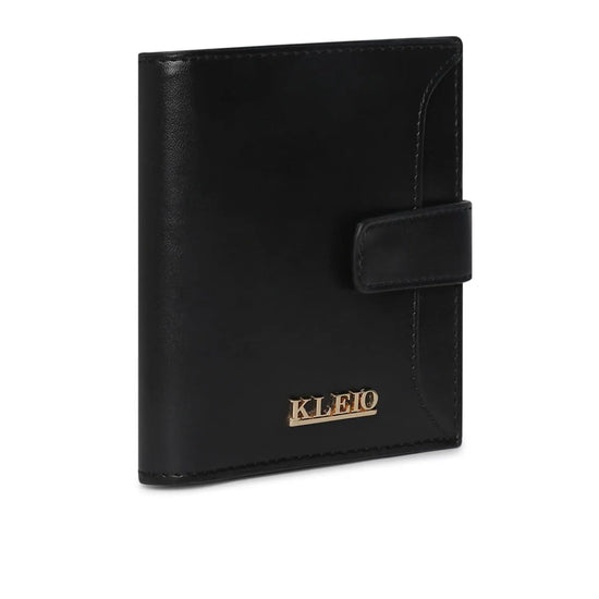 Kleio Signature Vegan Leather Multi Slot Clutch Wallet for Women/Girls