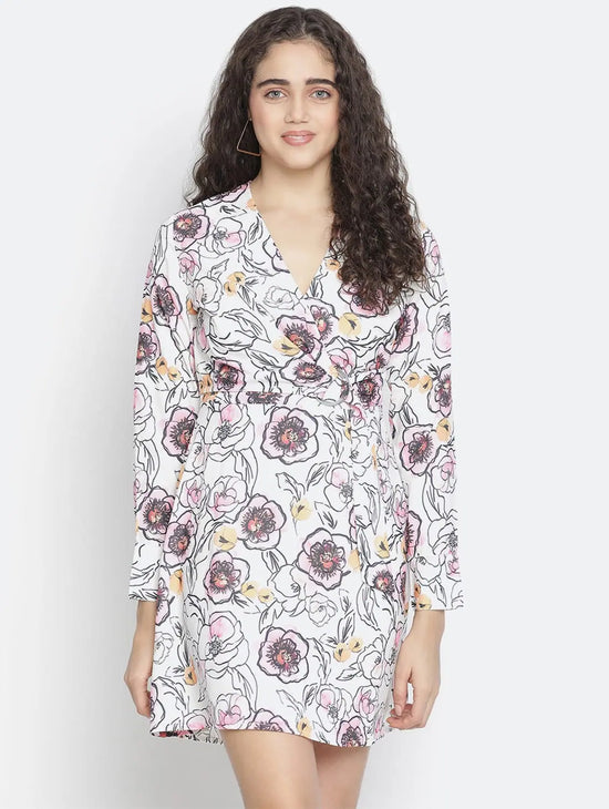 Dreams Of Colors Digital Print Classy Women Dress