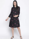 Wowz Star Print Maternity Dress