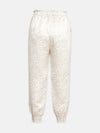 Beige Colour Animal Print Girl Pant