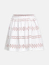 Vabble Schiffli Embroidery Girl Skirt