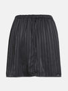 Hannar Black Stripe Print Girl Skirt