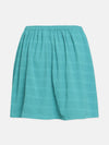 Poser Blue Stripes Print Girl Skirt