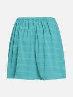 Poser Blue Stripes Print Girl Skirt