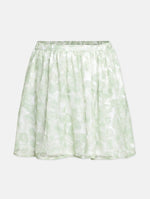 Sopple Green Printed Girl Skirt