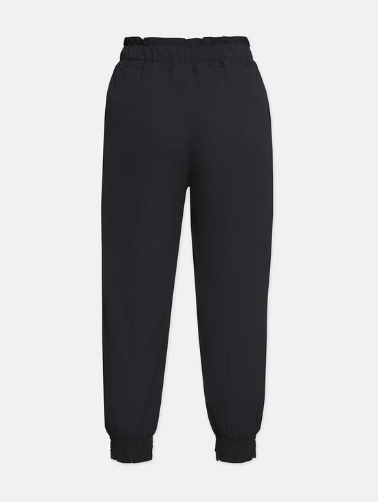 Dark Black Colour Smart Girl Pant