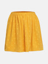 Megan Yellow Printed Girl Skirt