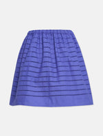 Zowie Bright Blue Stripe Print Girl Skirt