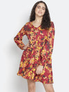 Winds Of Flower Trendy Women Dress