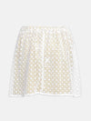 Pisca White Schiffli Embroidery Girl Skirt