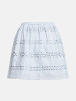 White Tales Embroidery Girl Skirt