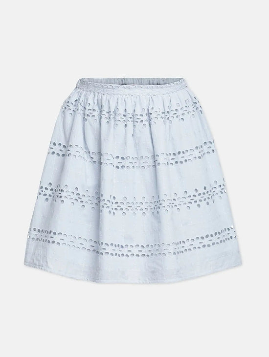 White Tales Embroidery Girl Skirt