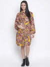 Beezy sunshine abstarct print maternity dress