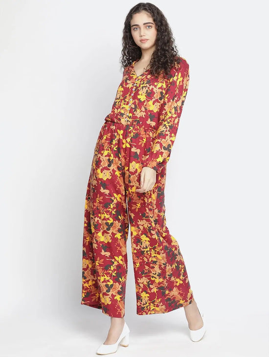 Women Printed Multicolor Jumpsuits & Sets