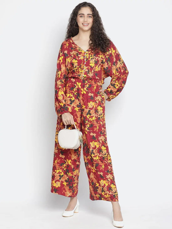 Women Printed Multicolor Jumpsuits & Sets