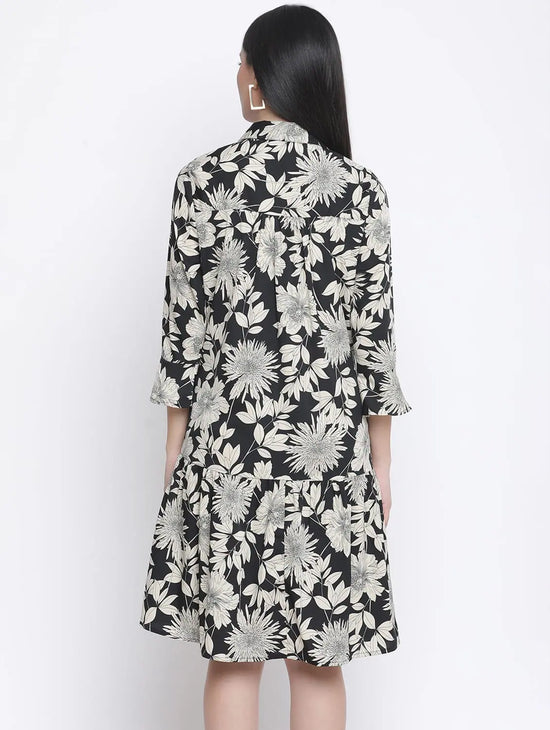 Aroma Floral Print Maternity Dress