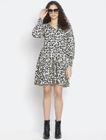 Scandlous Animal Print Dazzling Women Dress