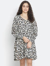 Scandlous Animal Print Dazzling Women Dress