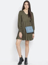 Mombo Khaki Colour Starling Women Dress