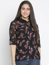 Kairos Floral Print Elegant Women Shirt