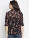 Kairos Floral Print Elegant Women Shirt