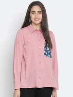 Modus Pink Colour Women Shirt