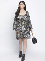 Blomer Black printed women dress