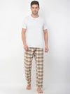 Ben Brown Brush Check Men Nightwear Pajama