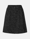 Wooho Black Printed Girl Skirt.