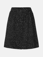 Wooho Black Printed Girl Skirt.