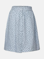 Starmic Blue Dot Print Girl Skirt