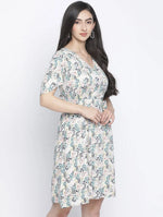 Shinner Floral Print Women Warp Dress