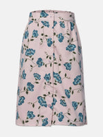 Pinky Pink Floral Print Girl Skirt