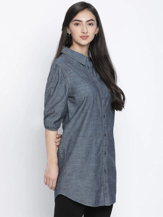 Dopple Grey Women Long Tunic