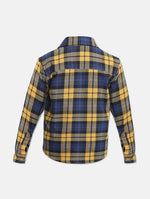 Ranner Yellow Brush Check Boy Shirt