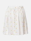 Poppy Polka Print White Color Girl Skirt