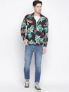 Rousing Tropical Print Men Shirt