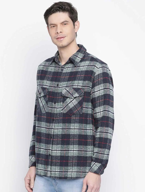 Gypsy Multicolor Brush Check Men Shirt