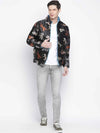 Modish Hanute Animal Print Reversible Quilted Men Jacket