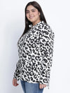 Richi Rich Animal Print Plus Size Shirt