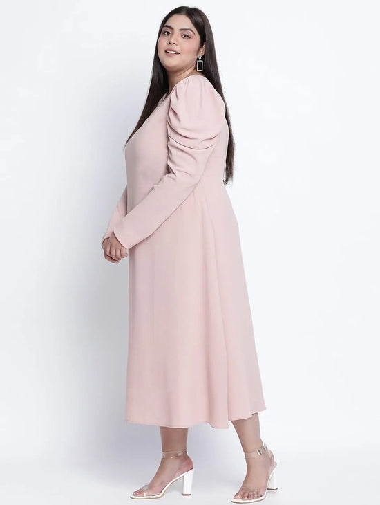 Bizzarie Peach Bon-Bon Moss Plus Size Dress