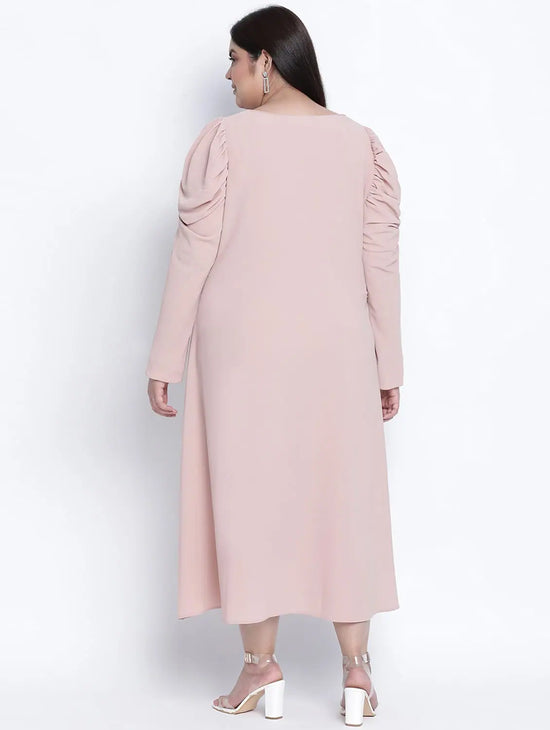 Bizzarie Peach Bon-Bon Moss Plus Size Dress