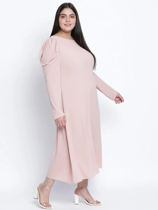 Bizzarie Peach Bon-Bon Moss Plus Size Dress