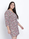 Bazzy Bliss Muticolor Plus Szie Dress