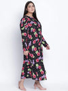 Maddlic Floristic Plus Size Dress