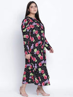 Maddlic Floristic Plus Size Dress