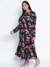 Maddlic Floristic Plus Size Dress